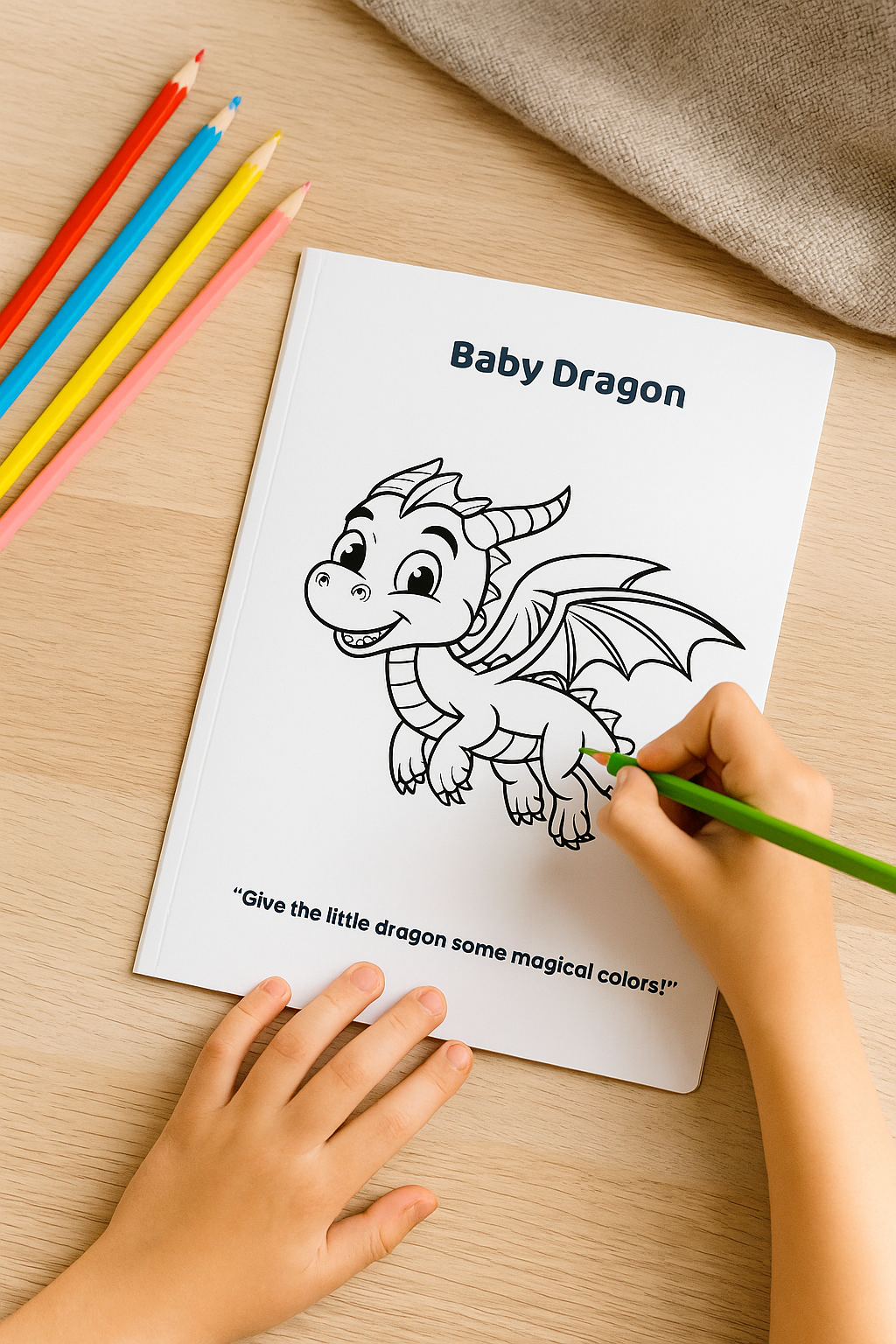 My First Fantasy Adventures Coloring Book β 20 Magical Pages for Kids