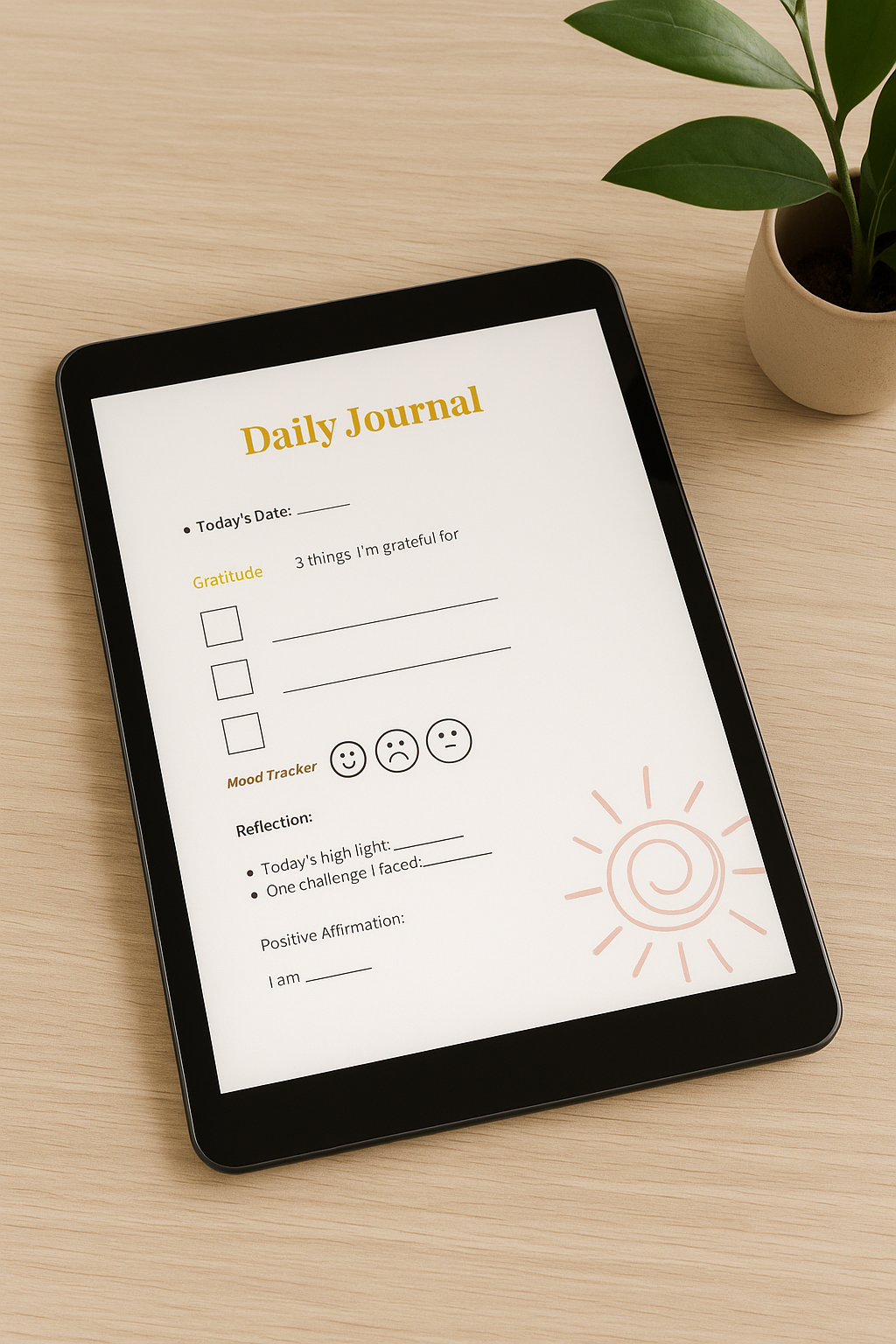 Self-Care & Wellness Journal β Digital PDF