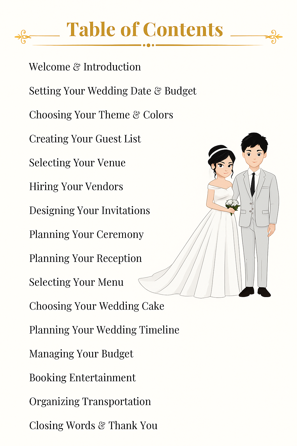 Luxury Wedding Planning Guide (Editable PDF)