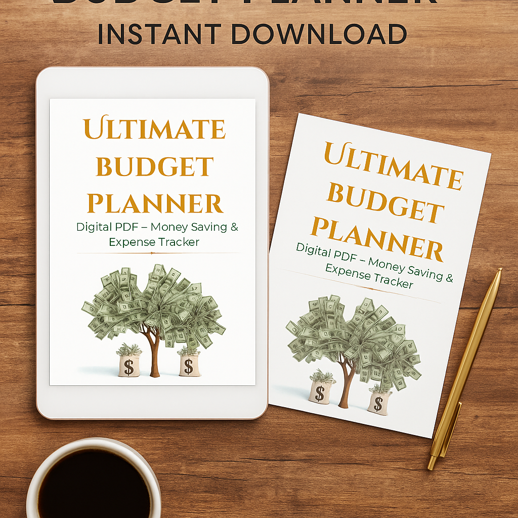 Ultimate Digital Budget Planner (Editable PDF)