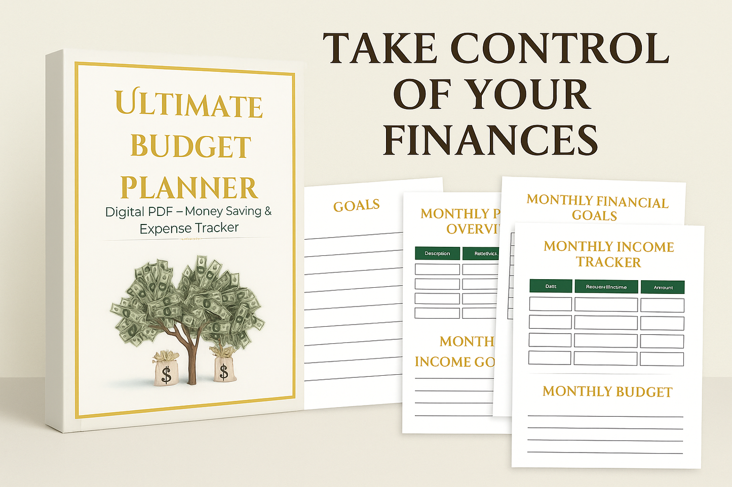 Ultimate Digital Budget Planner (Editable PDF)