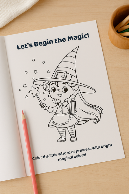 My First Fantasy Adventures Coloring Book – 20 Magical Pages for Kids