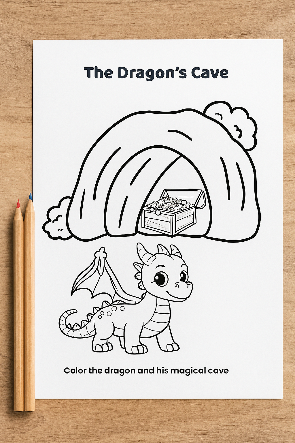 My First Fantasy Adventures Coloring Book – 20 Magical Pages for Kids