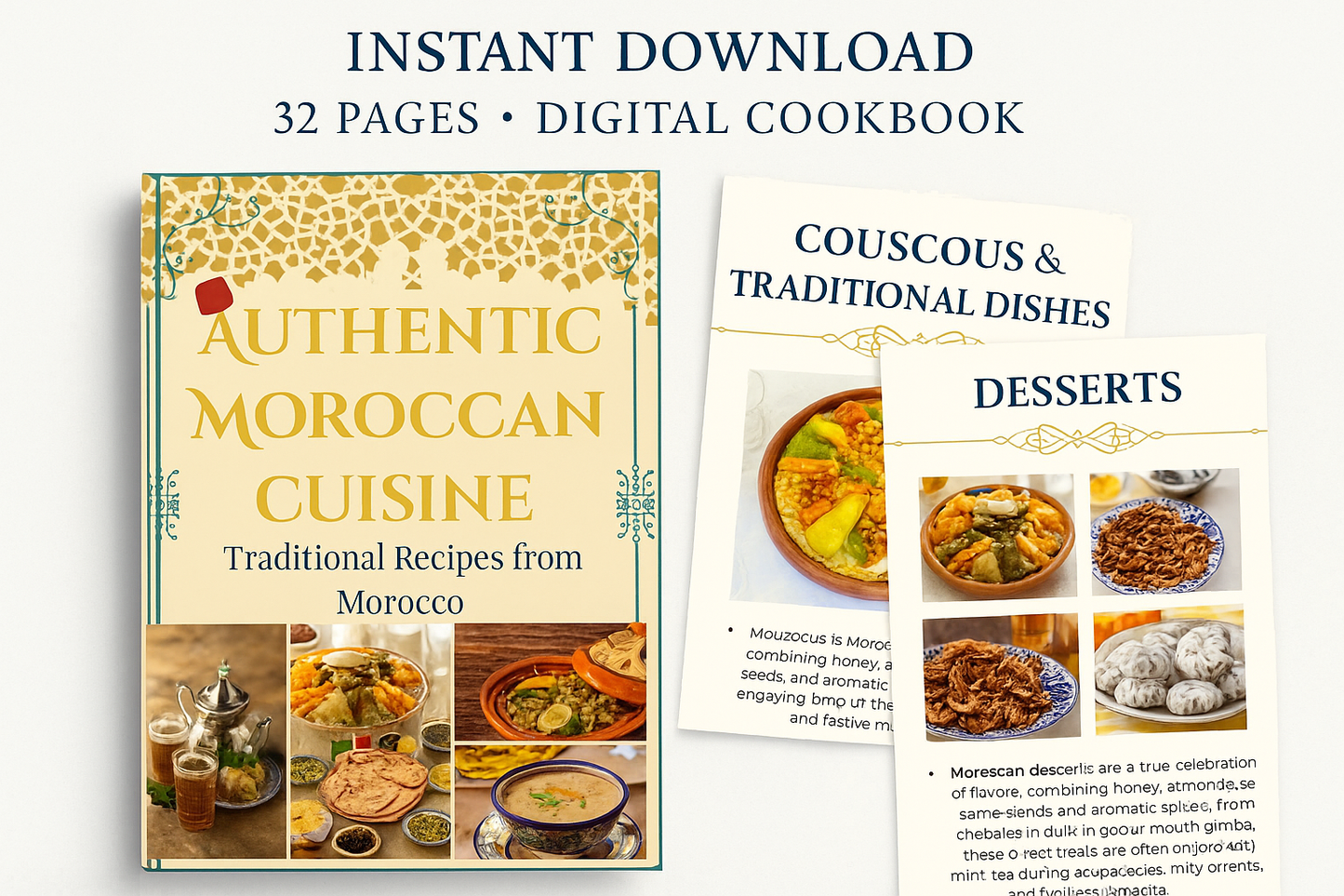 Authentic Moroccan Recipes – Digital PDF Cookbook