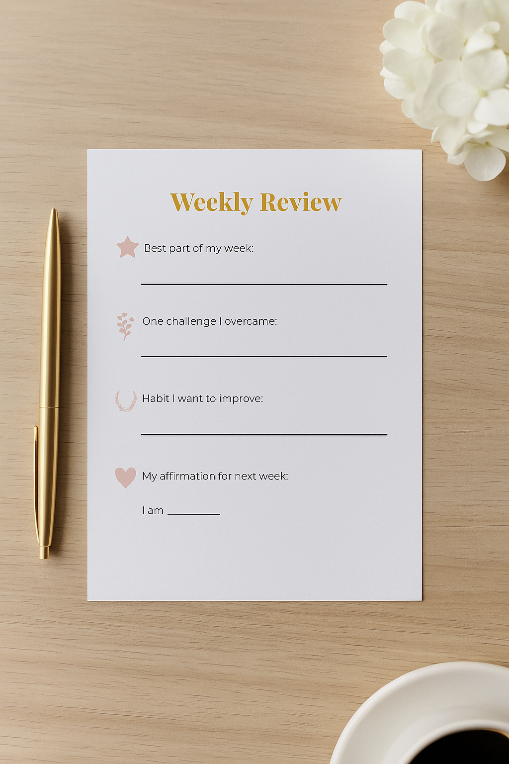 Self-Care & Wellness Journal – Digital PDF