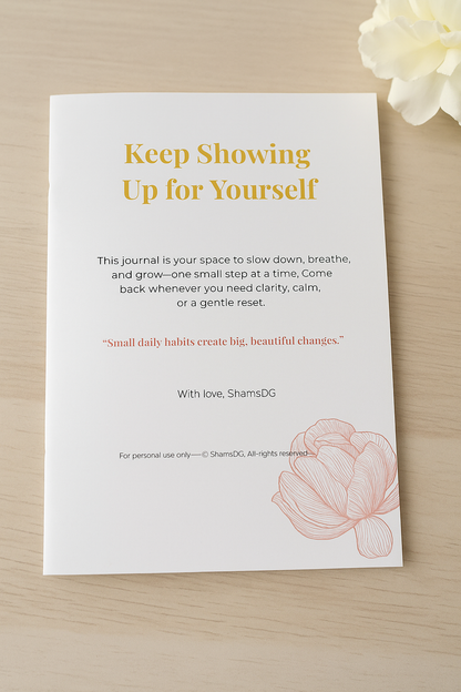 Self-Care & Wellness Journal – Digital PDF