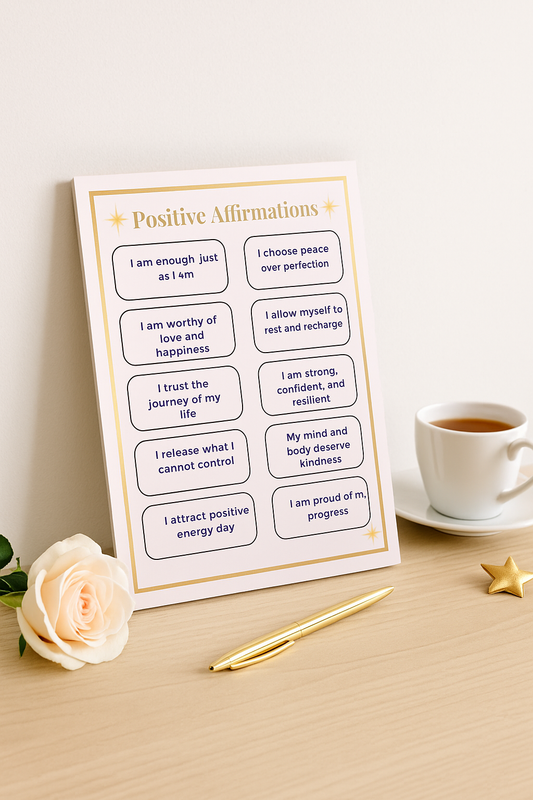 Self-Care Journal – 38 Pages Printable & Digital PDF
