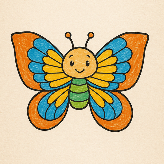 Kids Animals Coloring Book – 20 Printable Pages (PDF Download)