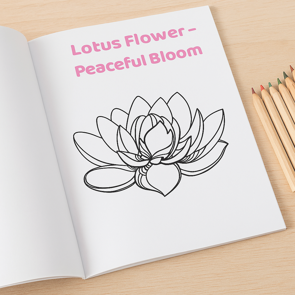 My First Nature & Trees Coloring Book – 20 Fun Pages for Kids