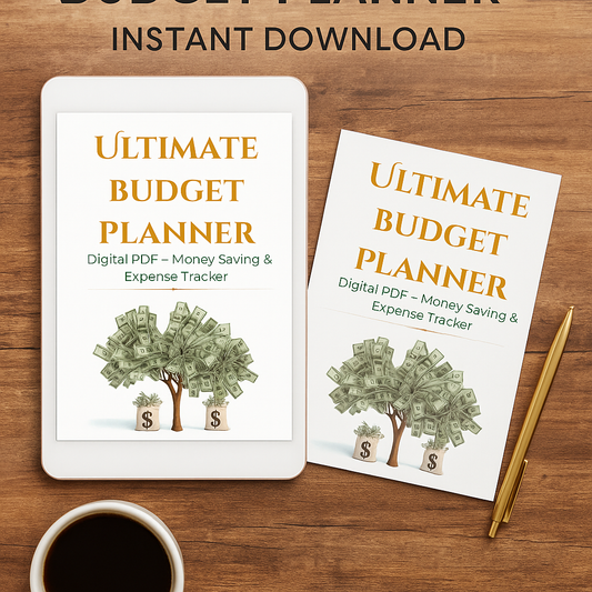 Ultimate Digital Budget Planner (Editable PDF)