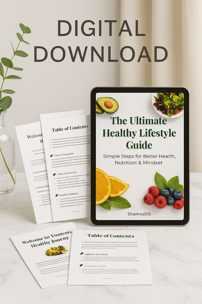 Healthy Lifestyle Guide – Nutrition & Fitness eBook