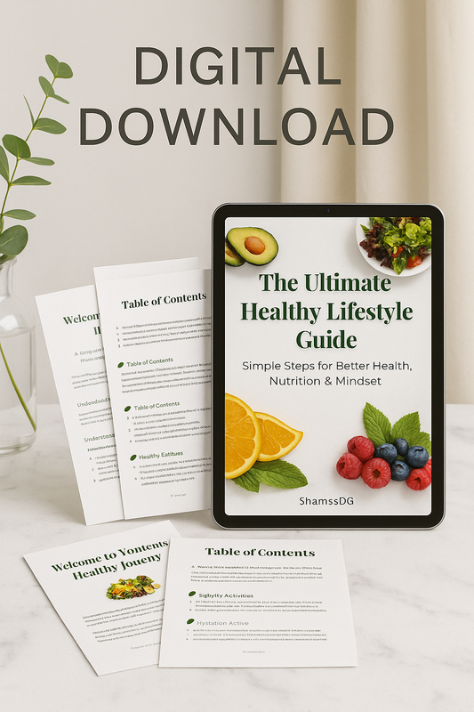Healthy Lifestyle Guide – Nutrition & Fitness eBook